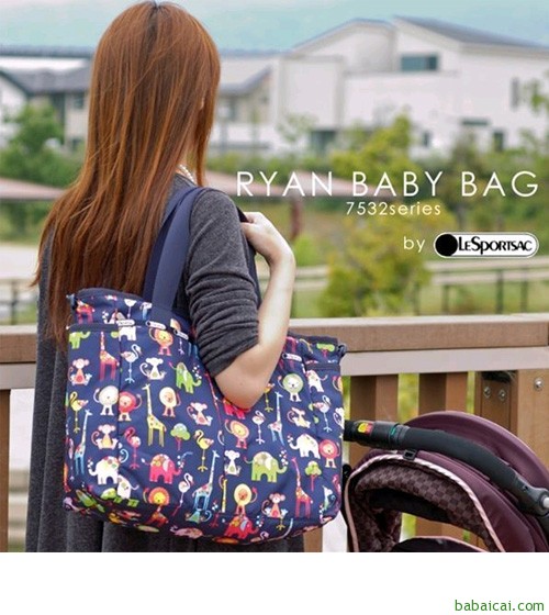 大热明星同款LeSportsac Ryan Baby Diaper 妈咪包$72（90.08*0.8）