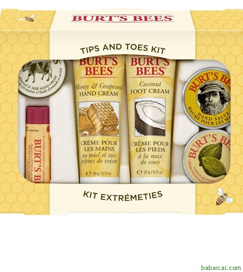 Burt’s Bees 小蜜蜂 从头到脚全身护肤精华6件套 $9.87（$10.39 S&S优惠5%包邮）