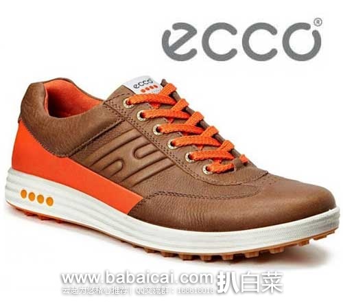 ECCO 爱步 Golf Shoe 男士高尔夫休闲鞋（原价$159.95，现$95.86），公码75折后实付新低$71.89