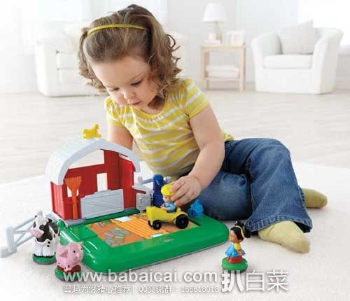 Fisher-Price 费雪农场情景仿真玩具套装 原价$39.99 ，现特价$14.99