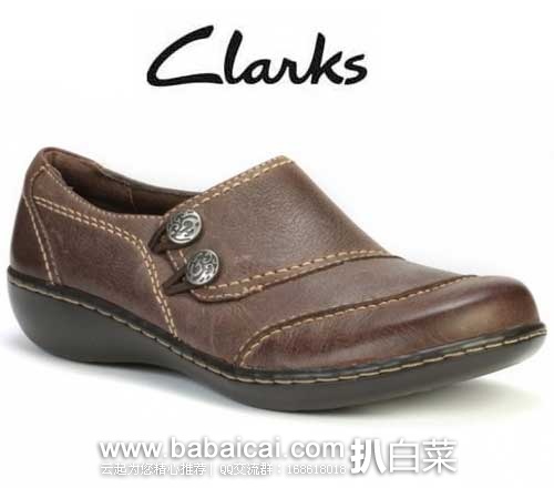 Clarks 其乐 Ashland Alpine Slip-On Loafer 女士休闲鞋 原价$85，现新低$37.38，直邮无税，运费仅$6.49