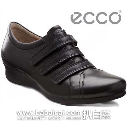 ECCO 爱步 Abelone 女士波珑休闲坡跟皮鞋 原价$134.95，现6.1折售价$81.77