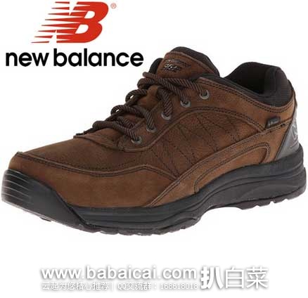 New Balance 新百伦 MW969 男士真皮健步鞋(原价$119.95，现6.4折$77.19)，公码折后实付$62.19