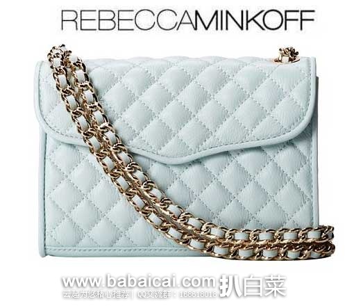 6PM：Rebecca Minkoff 瑞贝卡·明可弗Mini Quilted Affair 女款经典菱纹包 原价$195，现售价$118.61