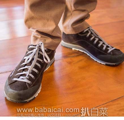 意大利知名户外品牌 SCARPA 男士 户外Vibram底低帮休闲徒步鞋（原价$119，现6.8折$80.5），公码满减后实付$65.5
