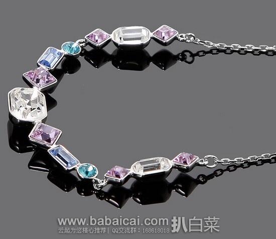 Swarovski：施华洛世奇官网施华洛世奇 Terzia Necklace 华丽多彩水晶项链 5折特价$75