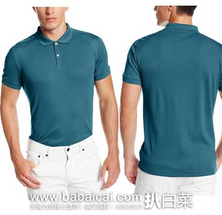 Calvin Klein Sportswear 男式高档Pima棉商务休闲POLO衫 原价$65，现2.9折售价$19.38