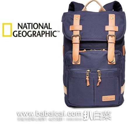 National Geographic 国家地理 双肩电脑背包(原价$180，现4.2折$75.68) ，公码8折后实付$60.54