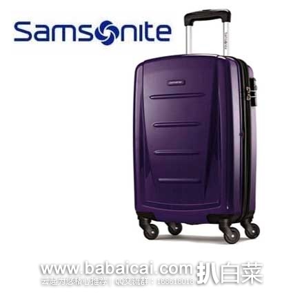 Samsonite 新秀丽 20英寸PC拉杆箱(原价$280，现降至$104.59)，公码75折后实付$78.44，新低