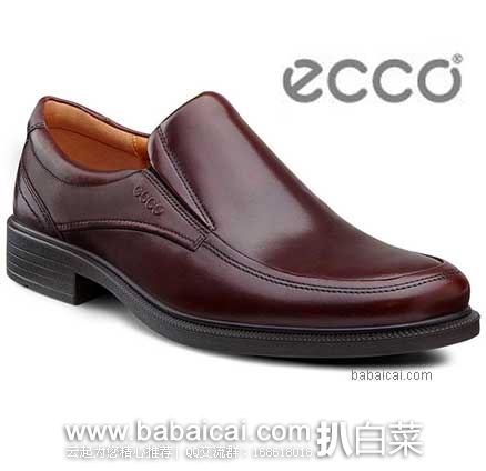 ECCO 爱步 Dublin Apron Toe 男士 经典款真皮一脚蹬 （原价$169.95，现6.9折$118.90），公码8折后实付$95.12