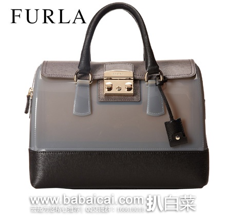 6PM：Furla 2014款 女款中号真皮拼接糖果包  原价$448，现5折售价$224.99