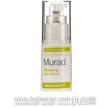 Murad 慕拉 Resurgence 再生修护系列 Renewing Eye 修护眼霜 原价$72，现6.1折售价$44.14，