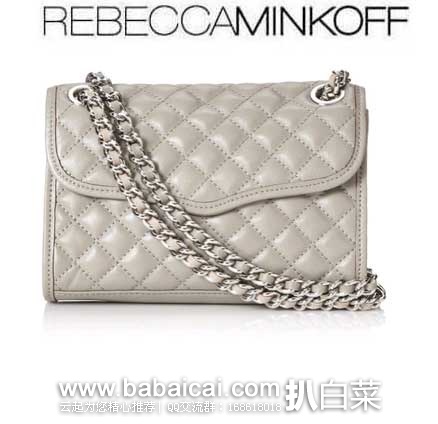 Rebecca Minkoff 瑞贝卡明可弗 女款真皮袖珍斜挎包(原价$195，现5.1折售价$101.15)，公码8折后实付$80.92