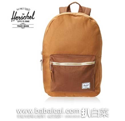 6PM：Herschel Supply Co. 双肩背包  原价$54.99，现4折售价$36