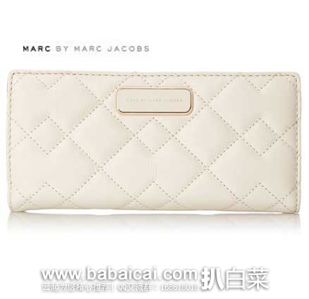 Marc by Marc Jacobs Sophisticato Crosby Quilt 女款 小香风风格真皮钱包  原价$148，现 6.3折售价$94.35