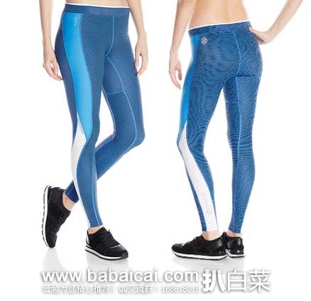 Skins 思金斯 A200 女款  Compression Long Tights 梯度压缩裤 原价$109.99，现4.8折售价$53.74