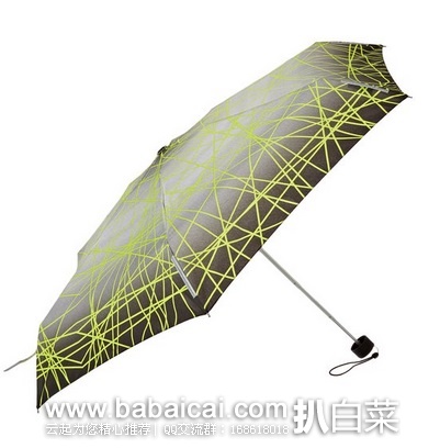 Totes 超轻系列Trx Manual Mini Trekker 三折晴雨两用伞 原价$35，现$24.5，直邮无税，到手￥168