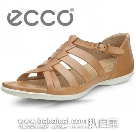 ECCO 爱步 女式 Flash闪耀系列凉鞋  原价$129.95，现4.2折售价$54.18