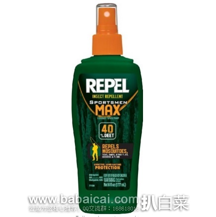 好价又来！销量第一，Repel 户外运动驱蚊水177ml $3.86，到手￥40