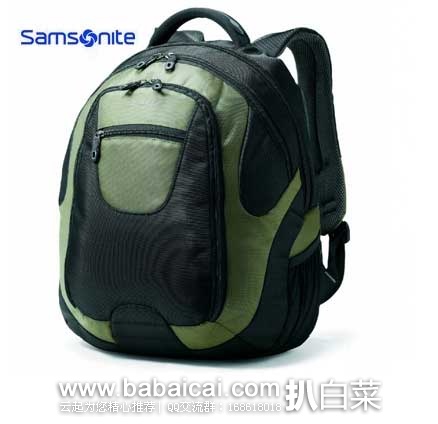 Samsonite 新秀丽 Tectonic系列 双肩电脑包 （原价$120，现4.2折售价$50.99），会员7折后实付$35.69