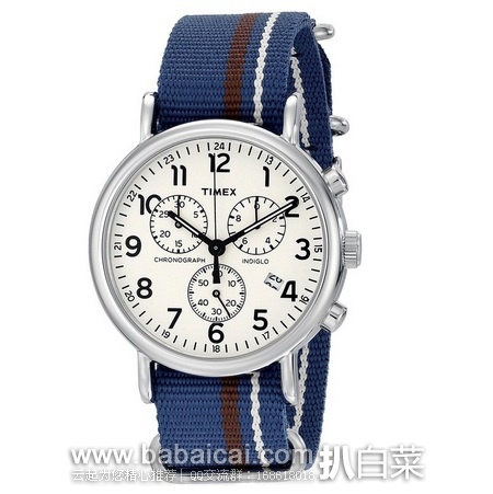 Timex 天美时  TW2P624009J Weekender Forty 中性石英表 原价$75，现$35.97