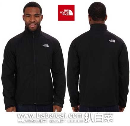 6pm：The North Face 乐斯菲斯 男士 WINDSTOPPER经典款防风软壳  原价$199，现4折售价$79.99