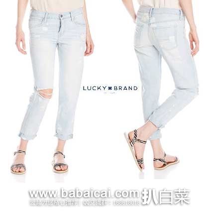 Lucky Brand 幸运牛仔 Dylan Boyfriend In Geelong 女士牛仔裤   原价$129，现2折售价$25.81起