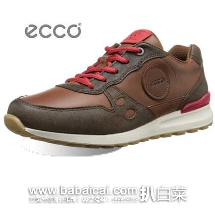 ECCO 爱步  女款 磨砂骆驼皮 休闲系带运动鞋 （原价159.95，现售价$90.99），公码8折后实付$72.79，新低