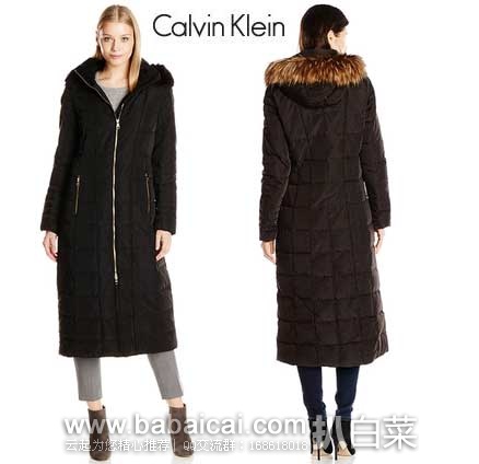 Calvin Klein 女士长款羽绒服 （原价$390，现金盒特价$$96.99），公码7折后实付$67.89