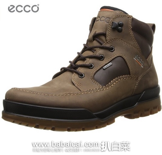 ECCO 爱步 踪迹6号 男士中帮GTX徒步靴 （原价$230，现售价$157.24），公码8折历史新低$125.97