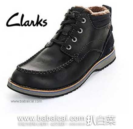 西班牙亚马逊：Clarks 其乐 男士 磨砂皮休闲短靴 （原价€131，现售价€65.04），直邮退税后实付€53.75