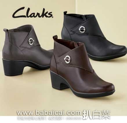 Clarks 其乐 Malia Surf 女士短靴 （原价$150，现4.5折售价$66.98），公码8折后实付$53.58起