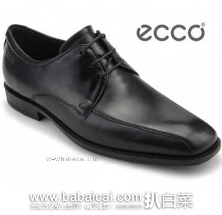 西班牙亚马逊：ECCO 爱步 爱丁堡系列 男士 真皮三眼系带皮鞋 （原价115，现售价€71.89），直邮退税后售价€59.41