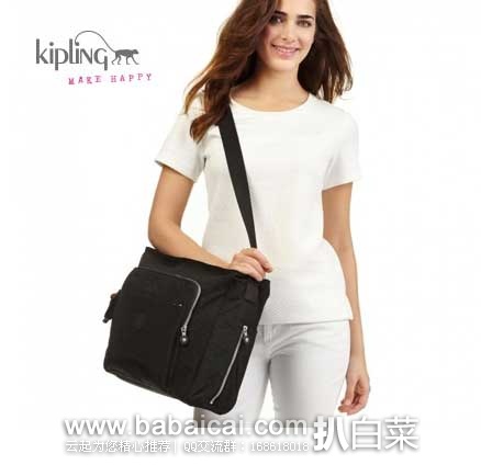 Kipling Kyler 吉普林女款单肩包 （原价$139，现4折售价$56.14），公码75折后实付$42.1