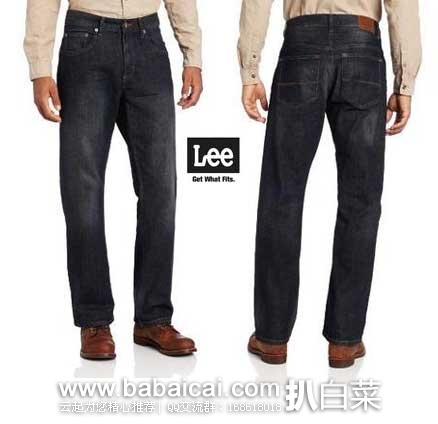 LEE 李牌 Modern Series 现代系列 男款 直筒纯棉牛仔裤 原价$62，现售价$27.51起