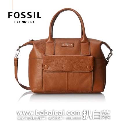 Fossil 化石 女款 真皮手提包/单肩包  原价$248，现3.4折售价$85.19