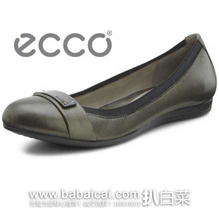 6PM：ECCO 爱步 Touch 15 Bit 触感女士平底鞋  原价$130，现4.1折售价$52.99，新低