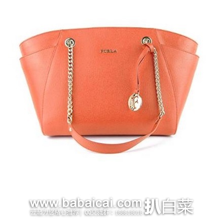 西班牙亚马逊：Furla 芙拉 女士 Julia 大号真皮手提包 原价€322，现€183.7，直邮退税+公码9折实付新低€136.64，直邮含税到手￥1175