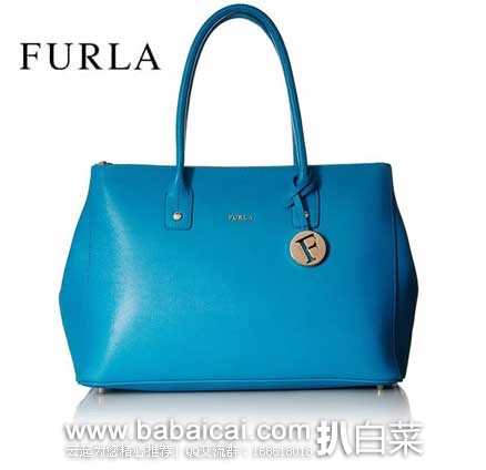 FURLA 芙拉 Linda 女士 真皮手提包 原价$398，现仅售$191.29