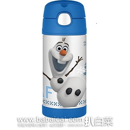 Thermos 膳魔师 Funtainer Bottle 儿童不锈钢保温吸管杯360ml 原价$18，现$11.16，直邮无税，到手仅￥93