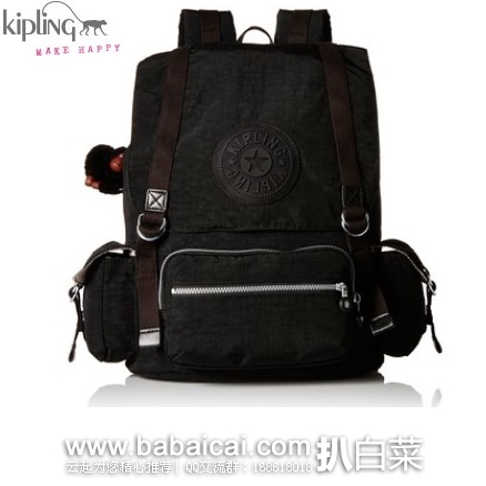 Kipling 吉普林 Joetsu 双肩背包 原价$139，现仅4折$59.34，到手￥440