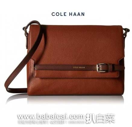 Cole Haan 可汗 Emery Flap Cross Body Bag  女士 真皮斜挎包  原价$220，现4折售价$88.87