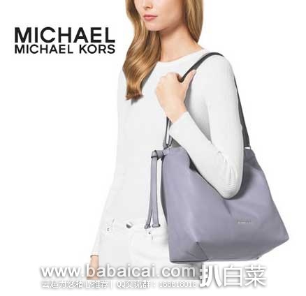 6PM：MICHAEL Michael Kors Angelina 女士 大号真皮手提包 （原价$368，现特价$184.99），公码9折后实付$166.49