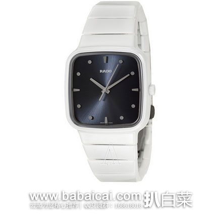 ASHFORD：RADO 雷达 R5.5系列 女士陶瓷腕表 R28382322  现售价$936，优惠码折后实付$499