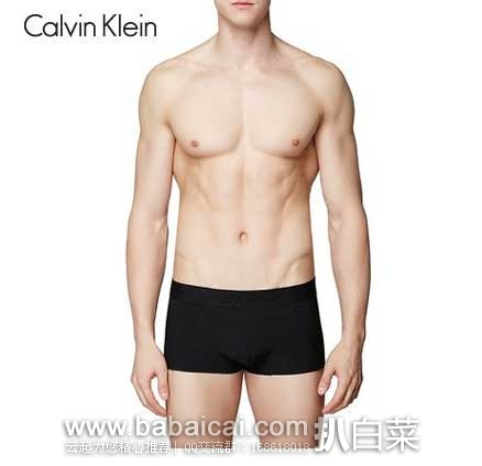 Calvin Klein Black顶级款黑标系列 超弹款面料 Trunk 男士 平角内裤  现特价$18.89起