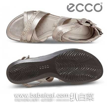 6PM：ECCO  爱步 触感 Touch Ankle Strap Sandal 女士真皮凉鞋 原价$160，现特价$79.99