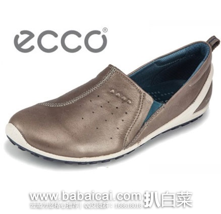 6PM：ECCO 爱步 BIOM 系列 女士 牦牛磨砂休闲鞋 原价$130，现特价$64.99