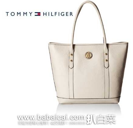 TOMMY HILFIGER 汤米希尔费格 女士 真皮 单肩手提包 原价$198，现3.3折售价$64.73