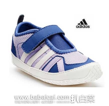 6PM：Adidas 阿迪达斯 幼童款  魔术贴运动鞋  原价$35，现特价$25.99