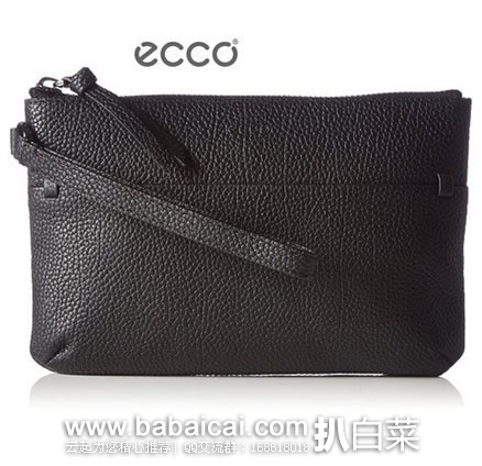 英国亚马逊：ECCO 爱步 SP 女款真皮手拿包 （原价£100 ，现售价£34.36），直邮退税后实付£28.63